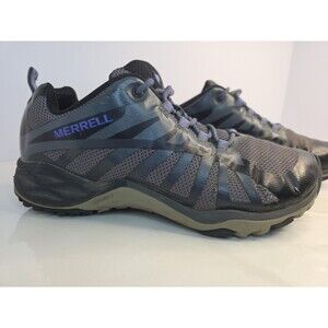 Merrell Siren Edge Q2 Women’s US 8 Athletic Trail Hiking Shoe Gray Black Blue